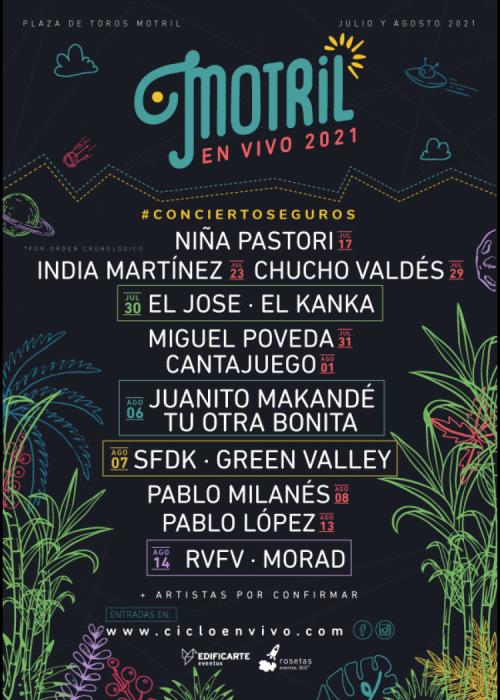 Cartel de Concierto de Chucho Valdés en Motril