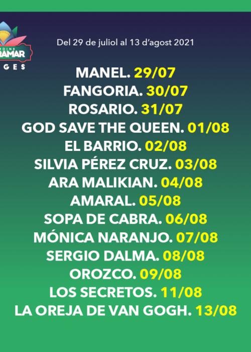 Cartel de Concierto de Silvia Pérez Cruz en Sitges