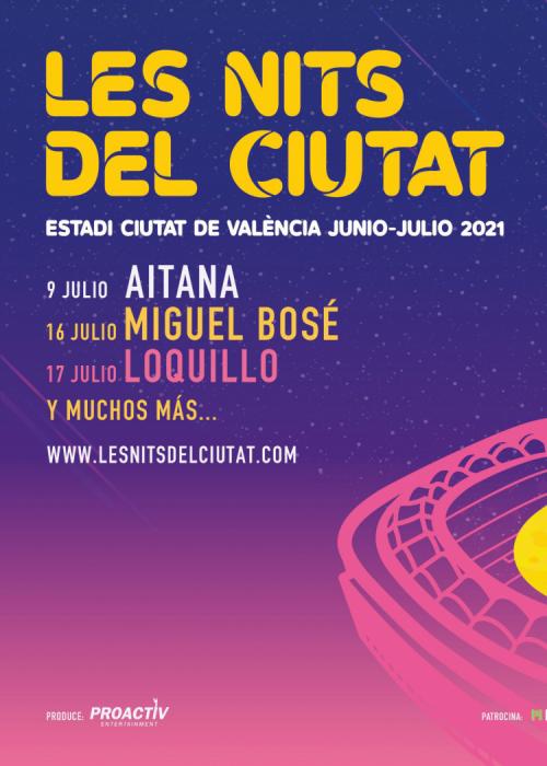 Cartel de Concierto de Loquillo en Valencia