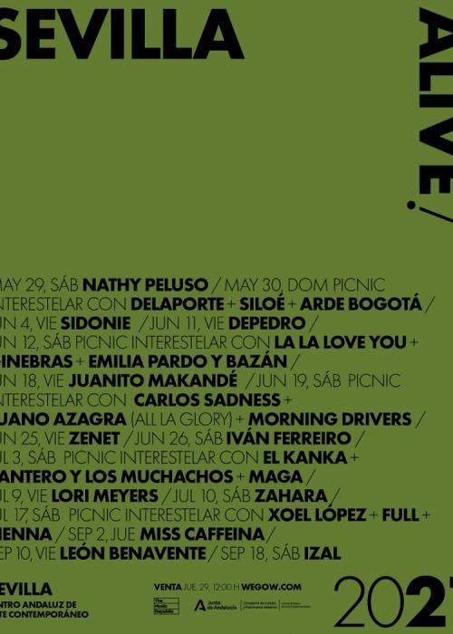 Cartel de Concierto de Zahara en Sevilla