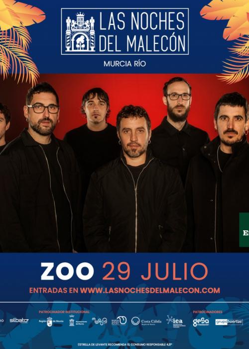 Cartel de Concierto de Zoo en Murcia