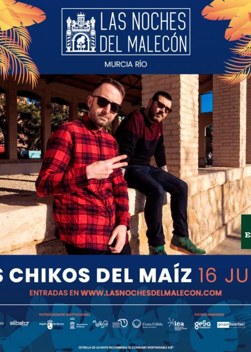Cartel de Concierto de Los Chikos del Maíz en Murcia