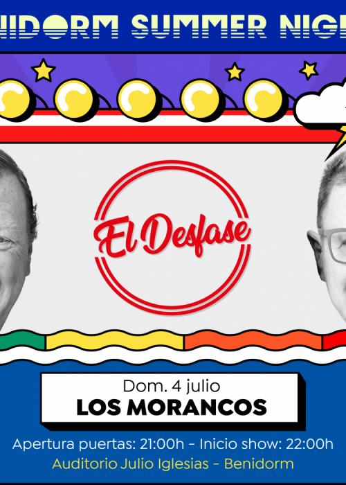 Cartel de Concierto de Los Morancos en Benidorm