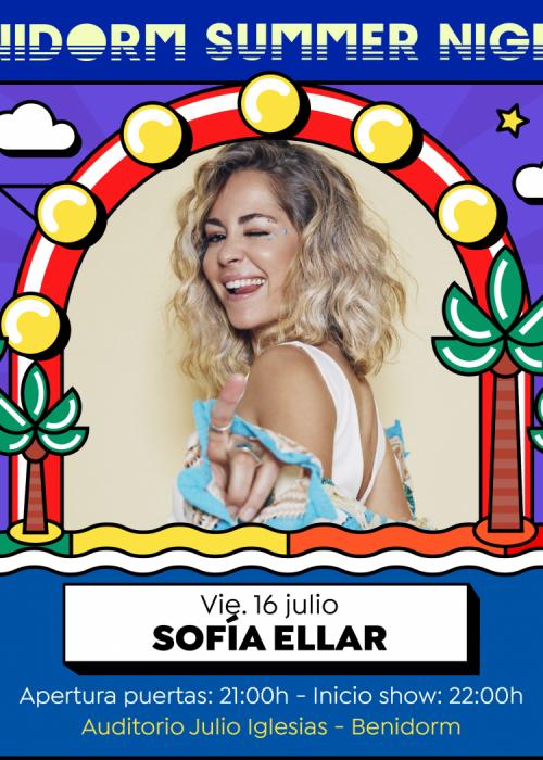Cartel de Concierto de Sofía Ellar en Benidorm