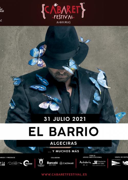 Cartel de Concierto de El Barrio en Algeciras