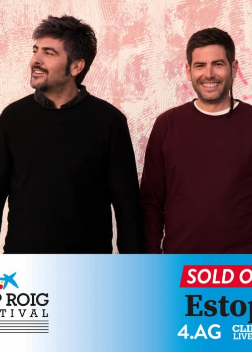 Cartel de Concierto de Estopa en Palafrugell