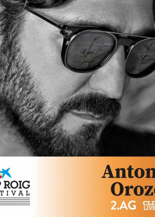 Cartel de Concierto de Antonio Orozco en Palafrugell