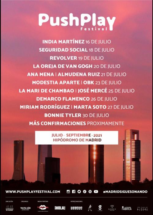 Cartel de Concierto de Seguridad Social en Madrid