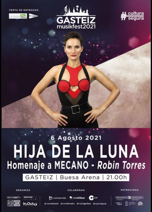 Cartel de Concierto de Hija de la Luna en Vitoria-Gasteiz