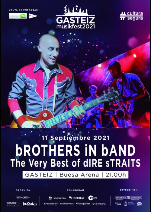 Cartel de Concierto de bROTHERS iN bAND en Vitoria-Gasteiz