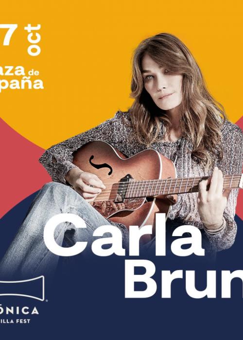 Cartel de Concierto de Carla Bruni en Sevilla