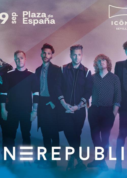 Cartel de Concierto de One Republic en Sevilla