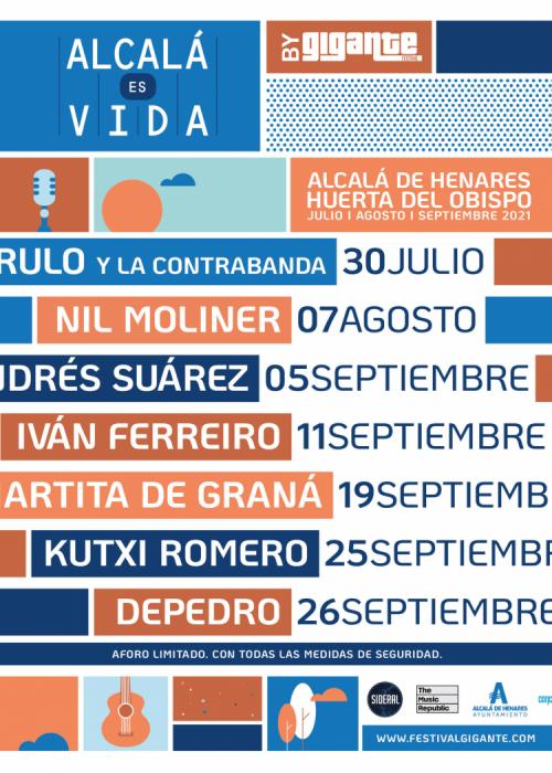 Cartel de Concierto de Kutxi Romero en Alcalá de Henares