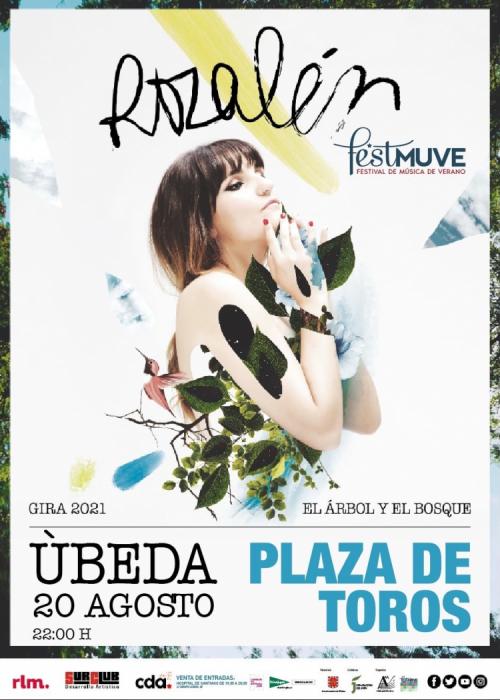 Cartel de Concierto de Rozalén en Úbeda