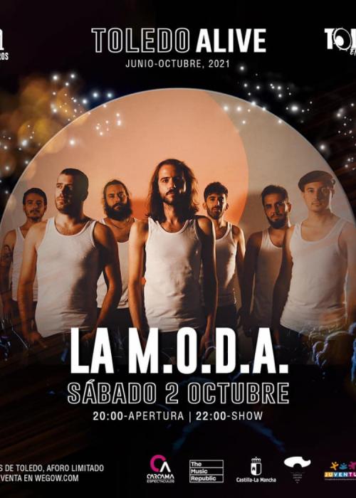 Cartel de Concierto de La M.O.D.A. en Toledo