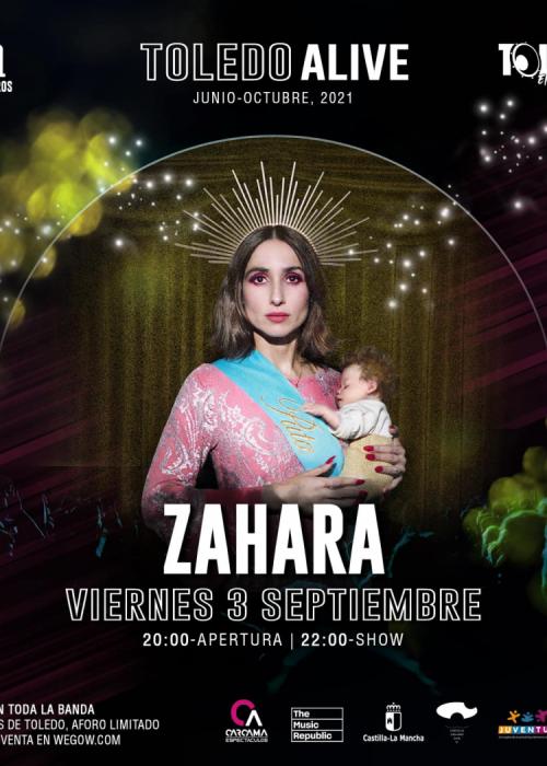 Cartel de Concierto de Zahara en Toledo