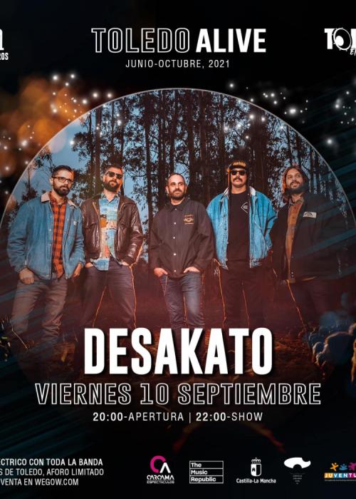 Cartel de Concierto de Desakato en Toledo