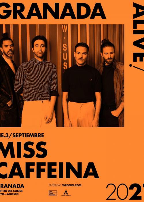 Cartel de Concierto de Miss Caffeina en Granada