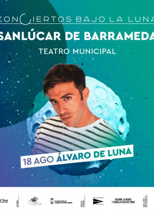 Cartel de Concierto de Álvaro de Luna en Sanlúcar de Barrameda