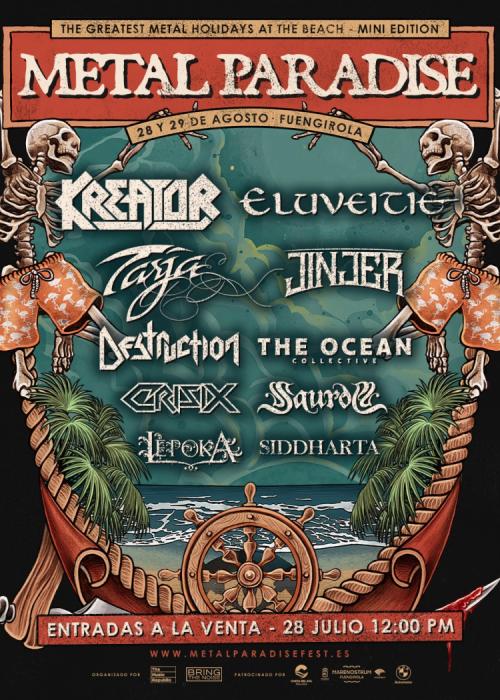 Cartel de Metal Paradise 2021