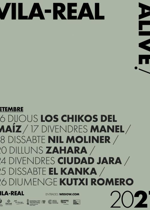 Cartel de Concierto de El Kanka en Vila-real