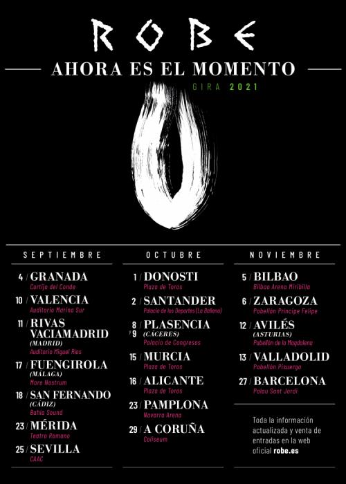 Cartel de Concierto de Robe Iniesta en Mérida