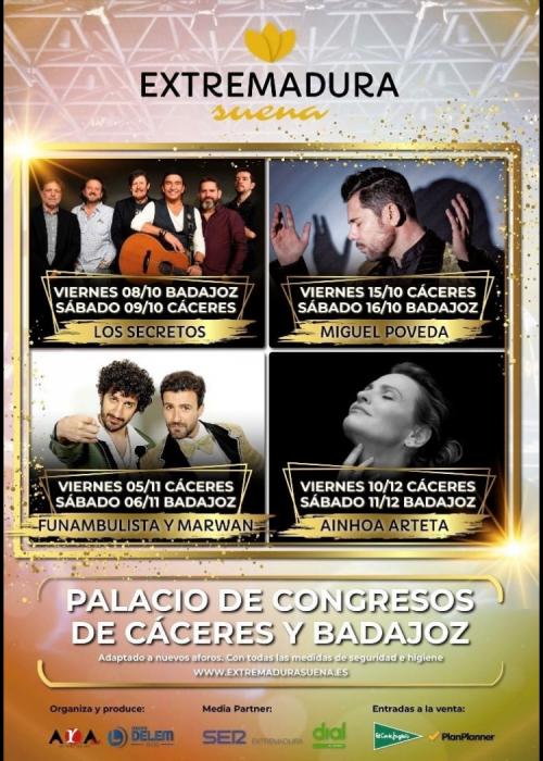 Cartel de Concierto de Ainhoa Arteta en Badajoz