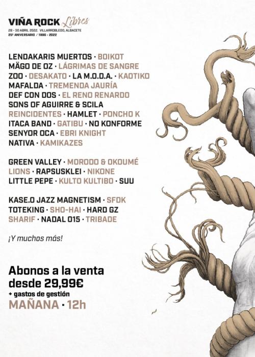 Cartel de Viña Rock 2022