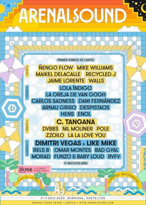 Cartel de Arenal Sound 2022