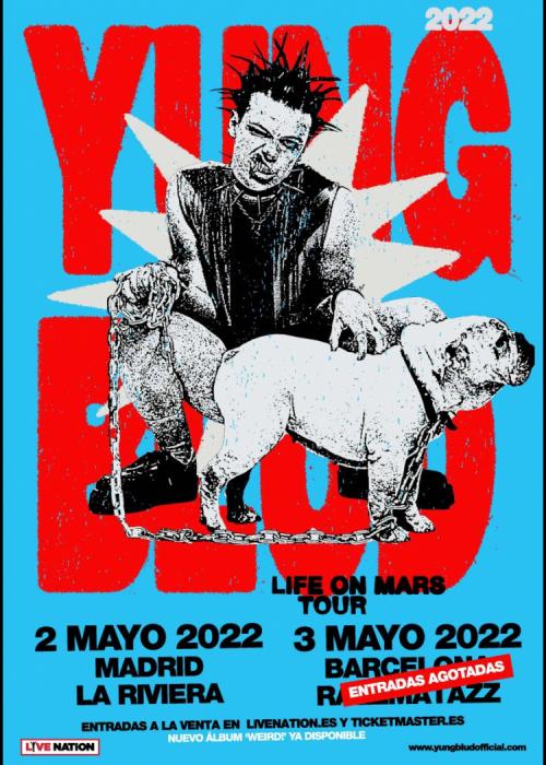 Cartel de Concierto de YungBlud en Madrid