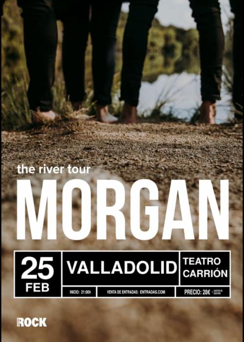 Cartel de Concierto de Morgan en Valladolid