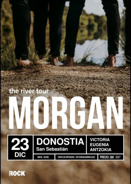 Cartel de Concierto de Morgan en Donostia-San Sebastián