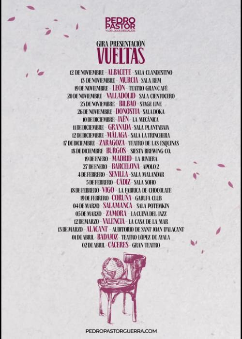 Cartel de Concierto de Pedro Pastor en A Coruña