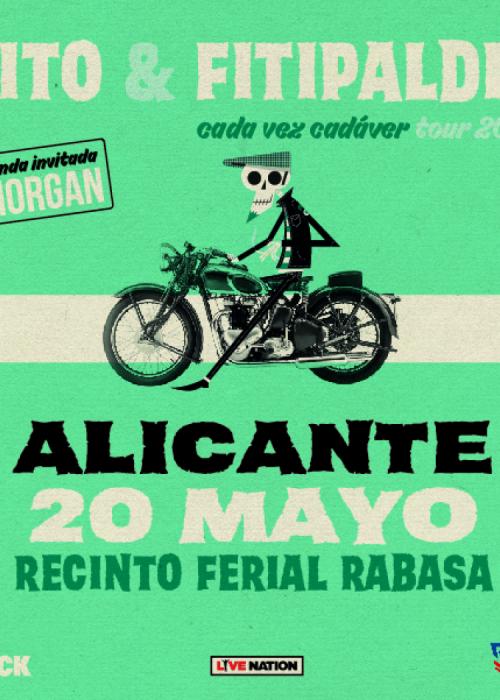 Cartel de Concierto de Fito & Fitipaldis en Alicante