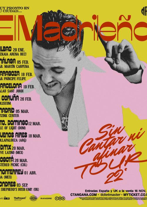 Cartel de Concierto de C.Tangana en Barakaldo