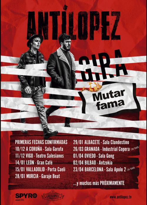Cartel de Concierto de Antílopez en León