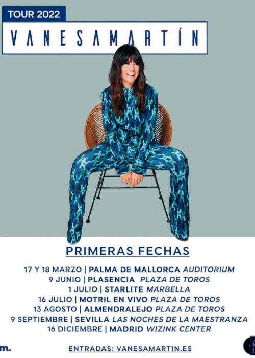 Cartel de Concierto de Vanesa Martín en Castellón de la Plana