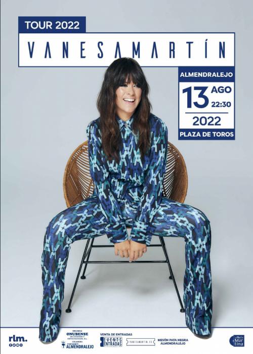 Cartel de Concierto de Vanesa Martín en Almendralejo
