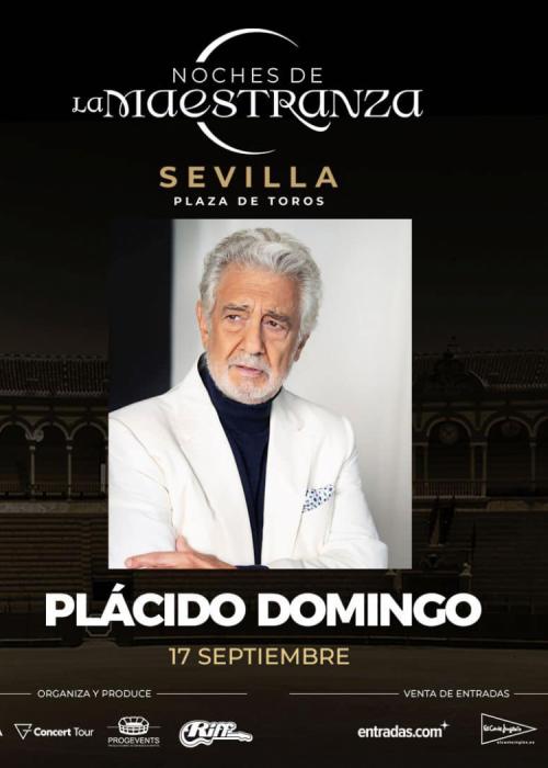 Cartel de Concierto de Placido Domingo en Sevilla