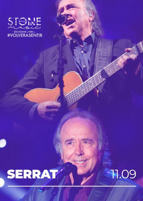 Cartel de Concierto de Joan Manuel Serrat en Mérida