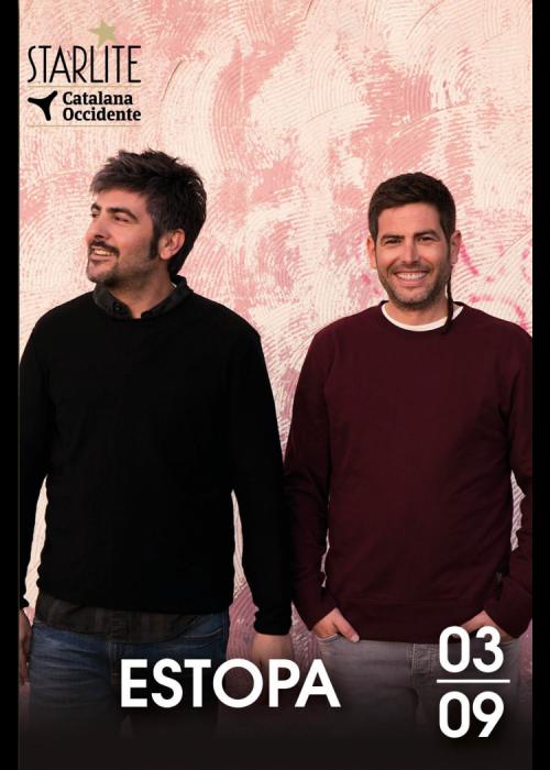 Cartel de Concierto de Estopa en Marbella