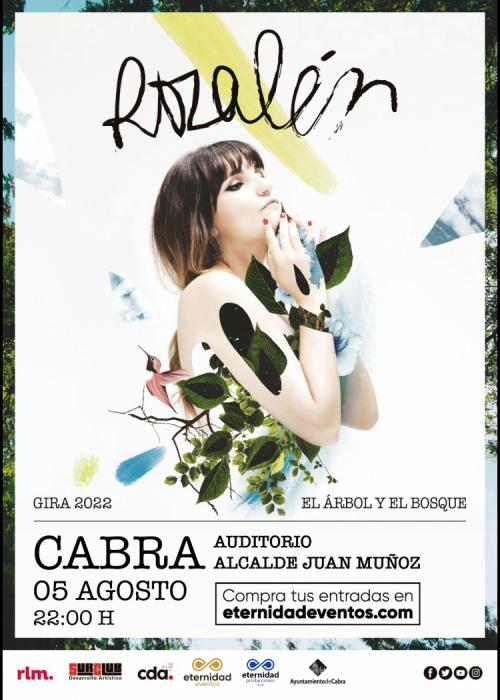 Cartel de Concierto de Rozalén en Cabra