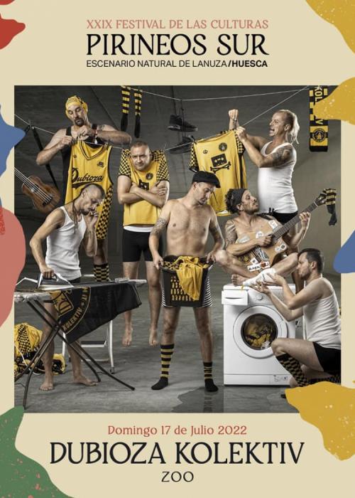 Cartel de Concierto de Dubioza Kolektiv + Zoo en Sallent de Gállego