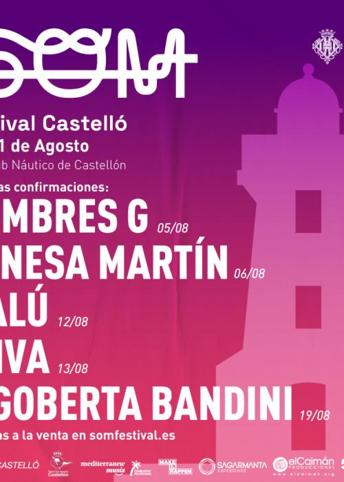 Cartel de Concierto de Leiva en Castellón de la Plana