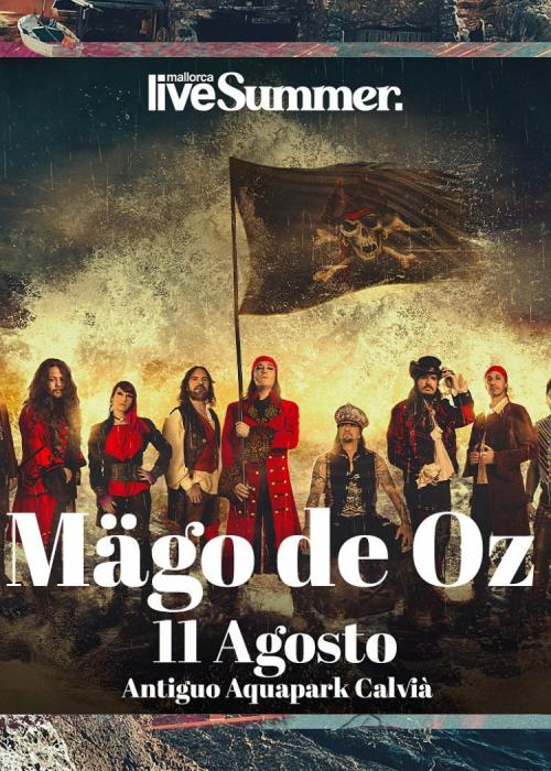 Cartel de Concierto de Mägo de Oz en Calvià