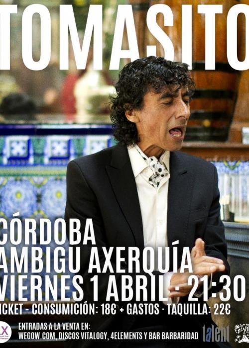 Cartel de Concierto de Tomasito en Córdoba