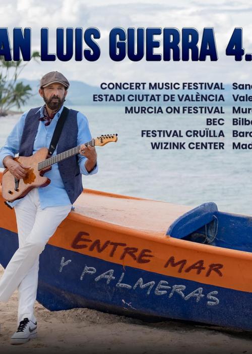 Cartel de Concierto de Juan Luis Guerra en Murcia