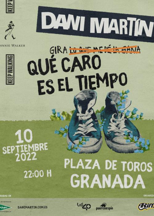Cartel de Concierto de Dani Martín en Granada