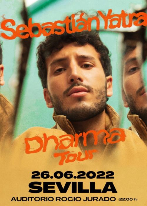 Cartel de Concierto de Sebastián Yatra en Sevilla