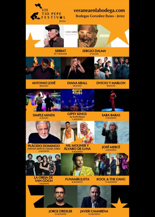 Cartel de Concierto de Gipsy Kings en Jerez de la Frontera